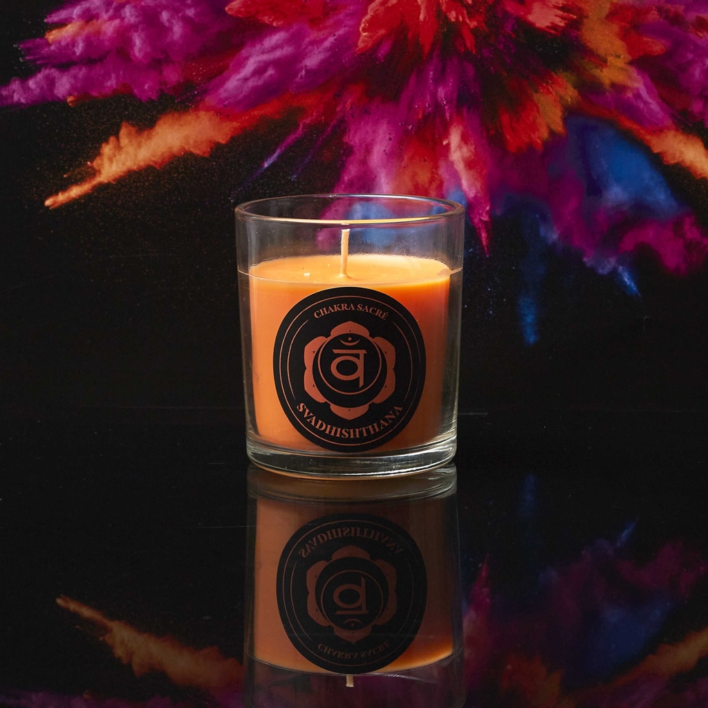 BOUGIE PARFUMÉE - EN VERRE - CHAKRA 