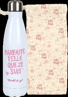 COFFRET BOUTEILLE ISOTHERME - 50CL - GRL PWR
