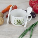 BOL À SOUPE AVEC COUVERCLE - 55CL