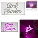 LAMPE ACRYLIQUE LED EFFET NEON - GRL PWR