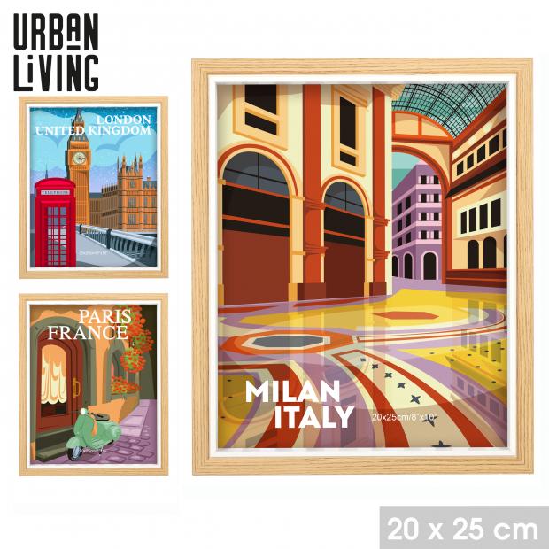 CADRE PHOTO METROPOLYS - 20X25CM - 3 DESIGNS DISPONIBLES