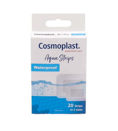 COSMOPLAST - PANSEMENTS AQUA -WATERPROOF - 20 PIÈCES