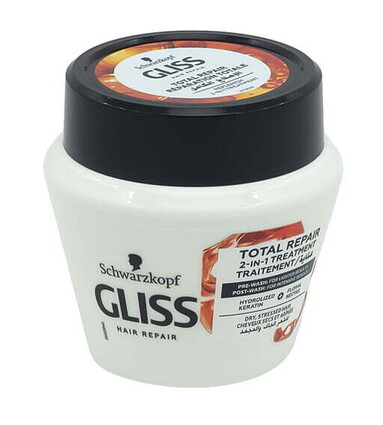 GLISS - MASQUE NOURRISSANT POUR CHEVEUX - 300ML - TOTAL REPAIR