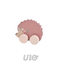 JOUET D’ÉVEIL EN BOIS AVEC ROULETTES 11*5*H9CM HÉRISSON FORET MAGIQUE