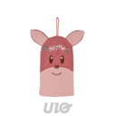 GANT DE TOILETTE MARIONNETTE 20.5*H21CM FAON FORÊT MAGIQUE