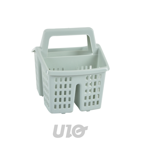 ÉGOUTTOIR À COUVERTS EN PLASTIQUE 17,5*14,5*H16,5CM BLEU GIVRE