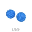 SET DE 2 BALLES DE SÉCHAGE 6.5CM BLEU