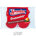LOT DE 2 ÉPONGES 'GRATOUNETT' STOP-GRAISSE' SPONTEX
