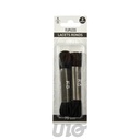 SET DE 2 PAIRES DE LACETS RONDS 75CM NOIR