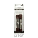 SET DE 2 PAIRES DE LACETS RONDS 110CM MARRON