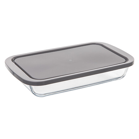 PLAT RECTANGLE EN VERRE 29X18CM -  KEEPEAT