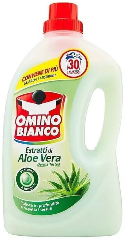 OMINO BIANCO LESSIVE 30D 1,5L ALOE VERA