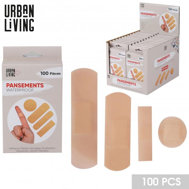 ASSORTIMENTS DE PANSEMENTS - 100 PIÈCES