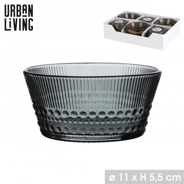 PEARL STONE COUPELLE COULEUR GRISE DIAM 11 X H5,5CM