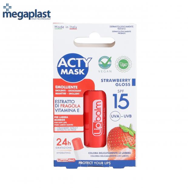 MEGAPLAST ACTY MASK BAUME À LEVRE PARFUM FRAISE