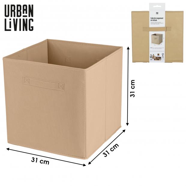 LE KUBE - CUBE INTISSE PAPYRUS 31X31CM