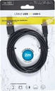CABLE USB DE CHARGE ET SYNC TYPE C 2 MÈTRES