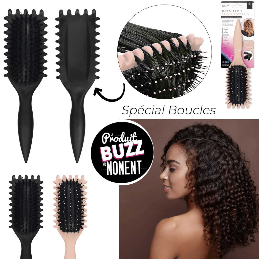 BROSSE CURLY SPECIAL CHEVEUX BOUCLES 