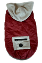 DOUDOUNE AVEC CAPUCHE DOUBLE POLAIRE TS 30CM MATÉRIAUX RECYCLÉS - DISPONIBLE EN 2 COULEURS