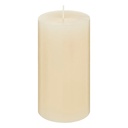 BOUGIE PARFUMÉE - RONDE - HUGO - IVOIRE - 7X13CM