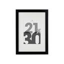 CADRE PHOTO EVA - NOIR - 21X30CM