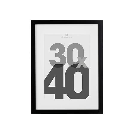 CADRE PHOTO EVA - NOIR - 30X40CM