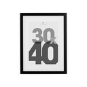 CADRE PHOTO EVA - NOIR - 30X40CM