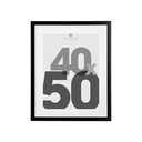 CADRE PHOTO EVA - NOIR - 40X50CM
