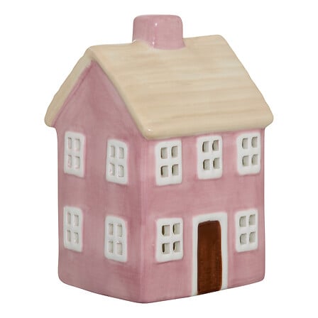 PHOTOPHORE MAISON EN CÉRAMIQUE - H15CM