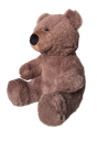 JOUET PELUCHE OURS ASSIS - 20CM
