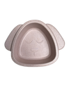 GAMELLE EN BAMBOU EN FORME DE CHIEN 16X13X5CM