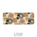 TAPIS RECTANGLE 45x120CM MOUSSE IMPRIMÉ RONDIPOP NOIR