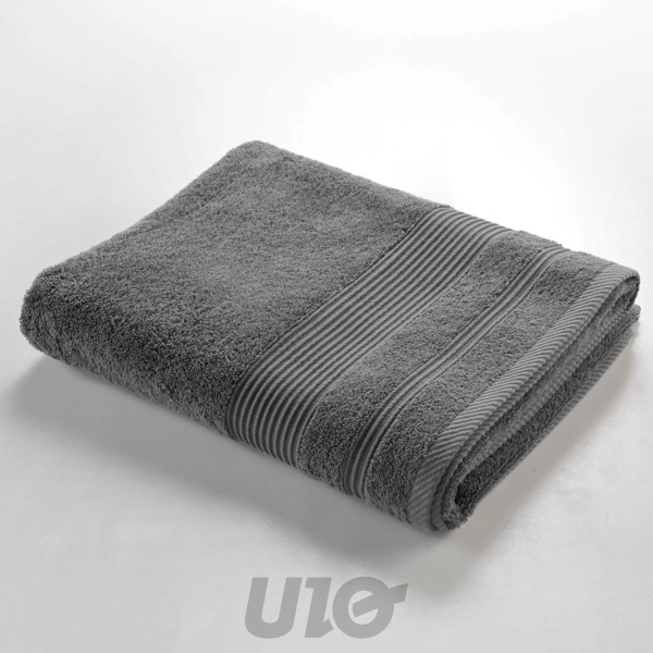 ESSUIE (DRAP) DE BAIN 90x150CM ÉPONGE UNIE TENDRESSE ANTHRACITE