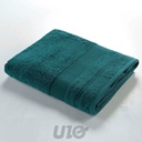 ESSUIE (DRAP) DE BAIN 90x150CM ÉPONGE UNIE TENDRESSE ÉMERAUDE