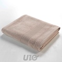 ESSUIE (DRAP) DE BAIN 90x150CM ÉPONGE UNIE TENDRESSE TAUPE