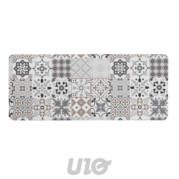 TAPIS DE BAIN 50x120CM ULTRA-ABSORBANT IMPRIMÉ SALOU NATUREL DES. PLACE