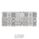 TAPIS DE BAIN 50x120CM ULTRA-ABSORBANT IMPRIMÉ SALOU NATUREL DES. PLACE