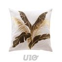 COUSSIN DÉHOUSSABLE 45x45CM COTON IMPRIMÉ OR AILEEN DES. PLACE