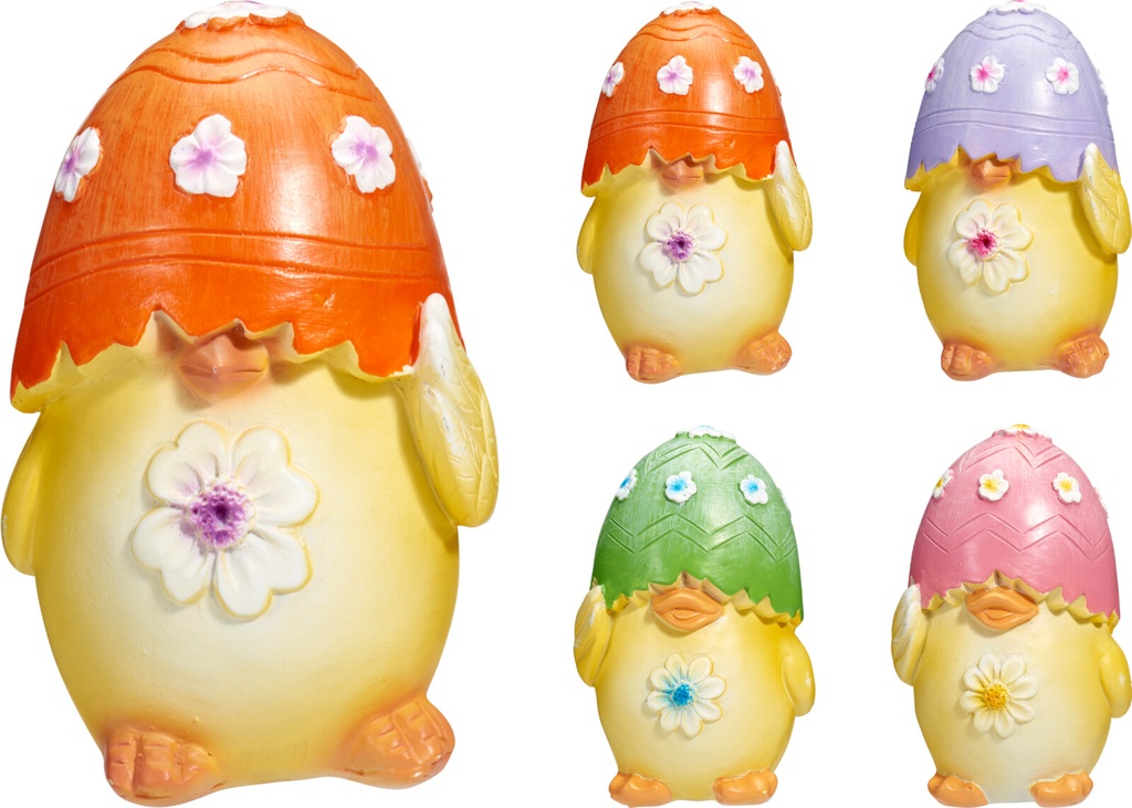 DÉCORATION COQUILLE D'OEUF SUR POULE