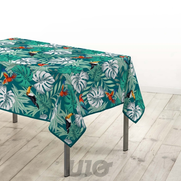 NAPPE RECTANGLE 150 x 240 CM POLYESTER IMPRIMÉ SEYCHELLES