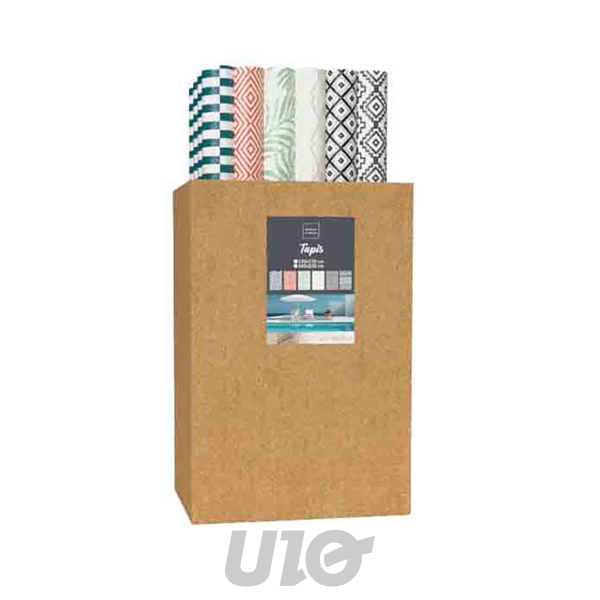 TAPIS RECTANGLE 120 x 170 CM POLYPROPYLÈNE PAILLOTE - 6 MODÈLES DISPONIBLES