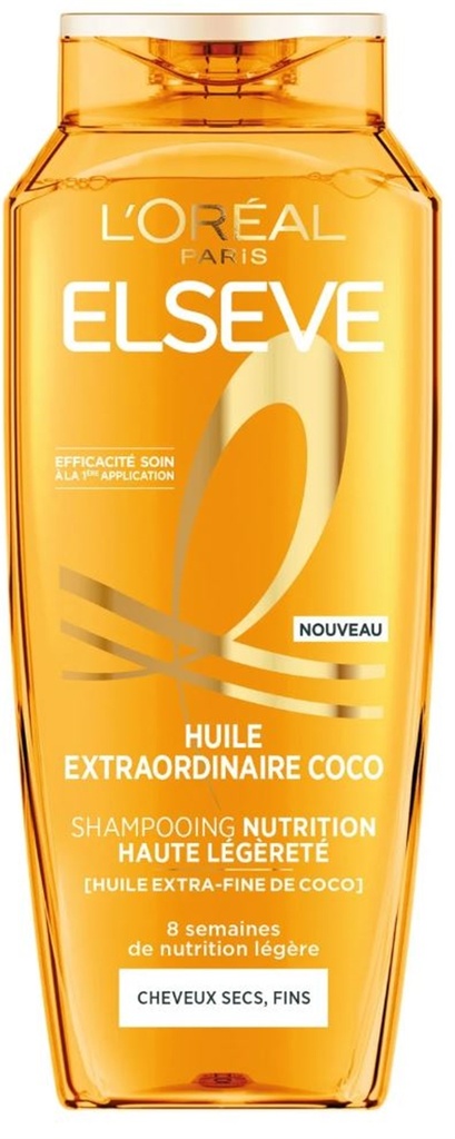 ELSÈVE SHAMPOING 250ML HUILE EXTRA COCO