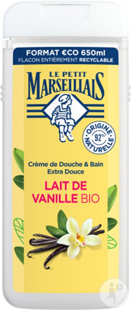 LE PETIT MARSEILLAIS GEL DOUCHE 400ML BIO VANILLE BIO