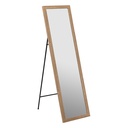 MIROIR AVEC PIED 35X125CM - DISPONIBLE EN NOIR / BLANC / BOIS