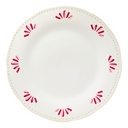 ASSIETTE PLATE MOTIF FLEUR D27CM