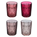 4 GOBELETS BAS AYLA ROSE 35CL