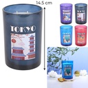 BOUGIE PARFUMÉE EN VERRE H14.5CM VOYAGE