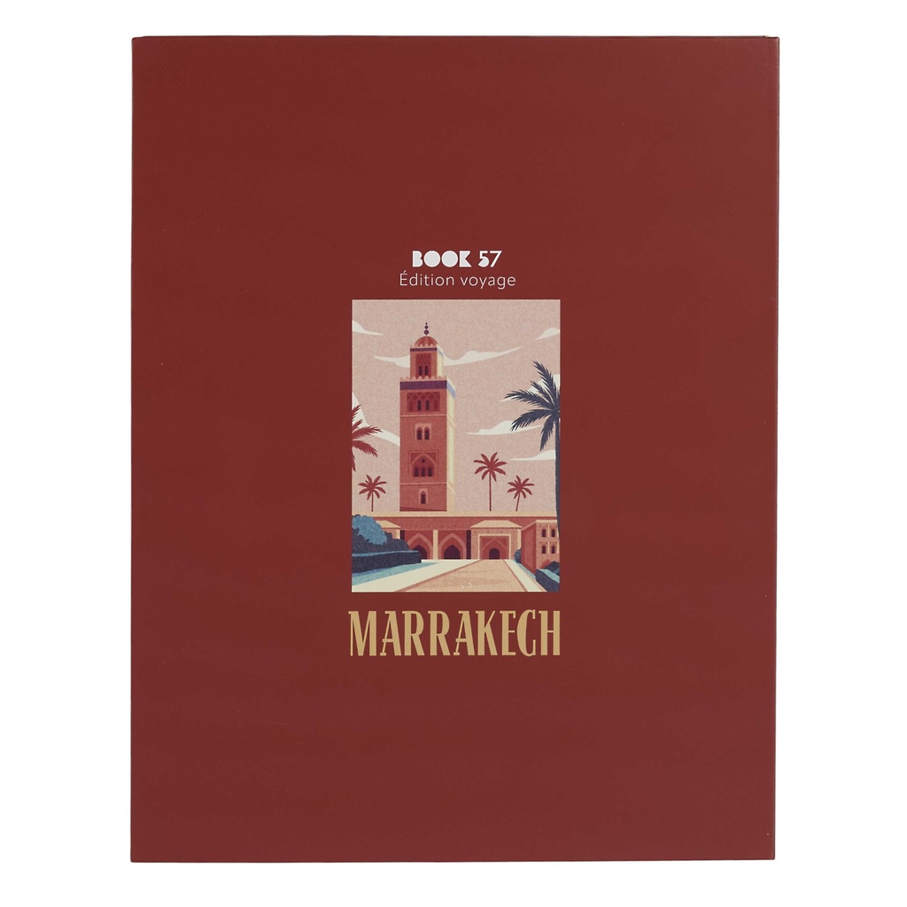 LIVRE DE RANGEMENT DÉCO VOYAGES 33X25CM