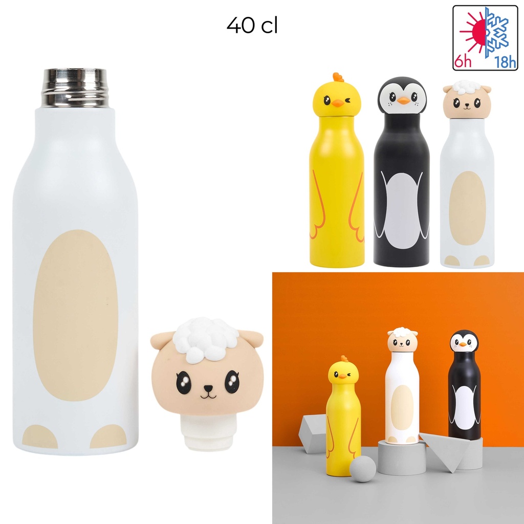 BOUTEILLE DE TRANSPORT ISOTHERME SWIIGO FRIENDS 40CL