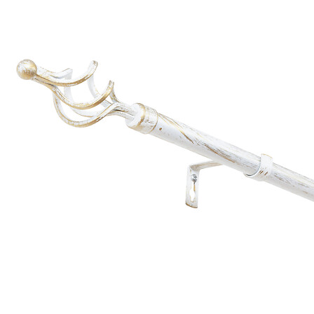 TRINGLE EN MÉTAL - ROMANE - 120CM EXTENSIBLE JUSQUE 210CM